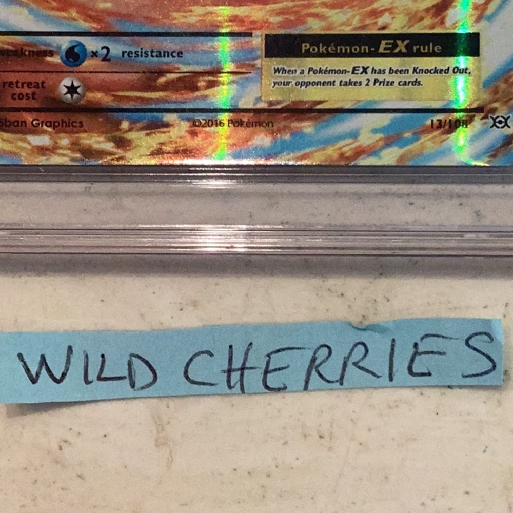 Pokemon Mega Charizard EX 2016 XY Evolutions 13/108 Holo CGC 9 TCG #13 - Picture 7 of 8